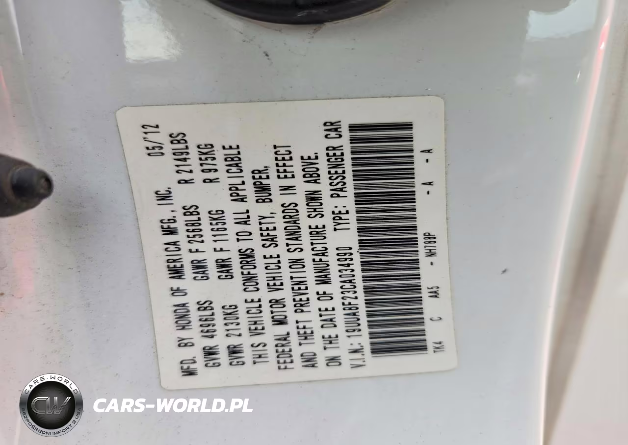 2012 Acura Tl VIN:19UUA8F23CA034990 - 13