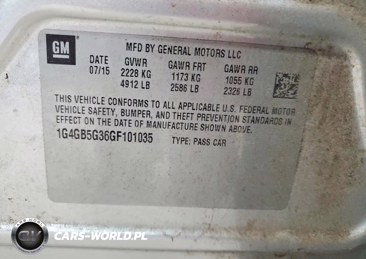 2016 Buick Lacrosse VIN:1G4GB5G36GF101035 - 12