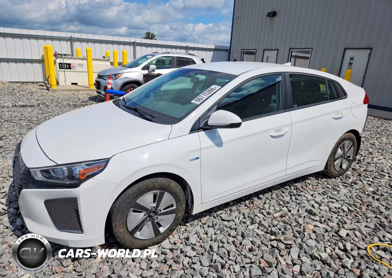 2018 Hyundai Ioniq Blue VIN:KMHC65LC2JU091373 - 1