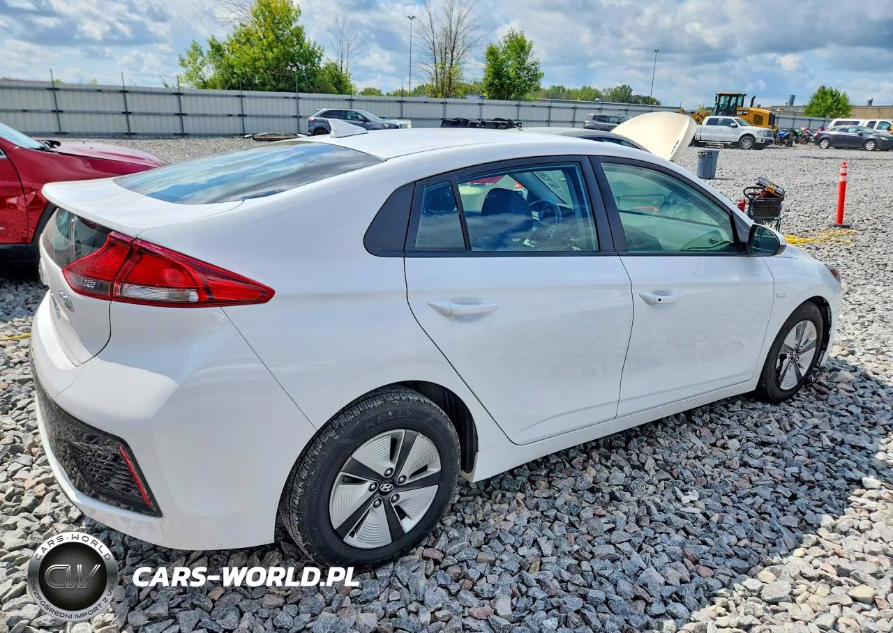 2018 Hyundai Ioniq Blue VIN:KMHC65LC2JU091373 - 3
