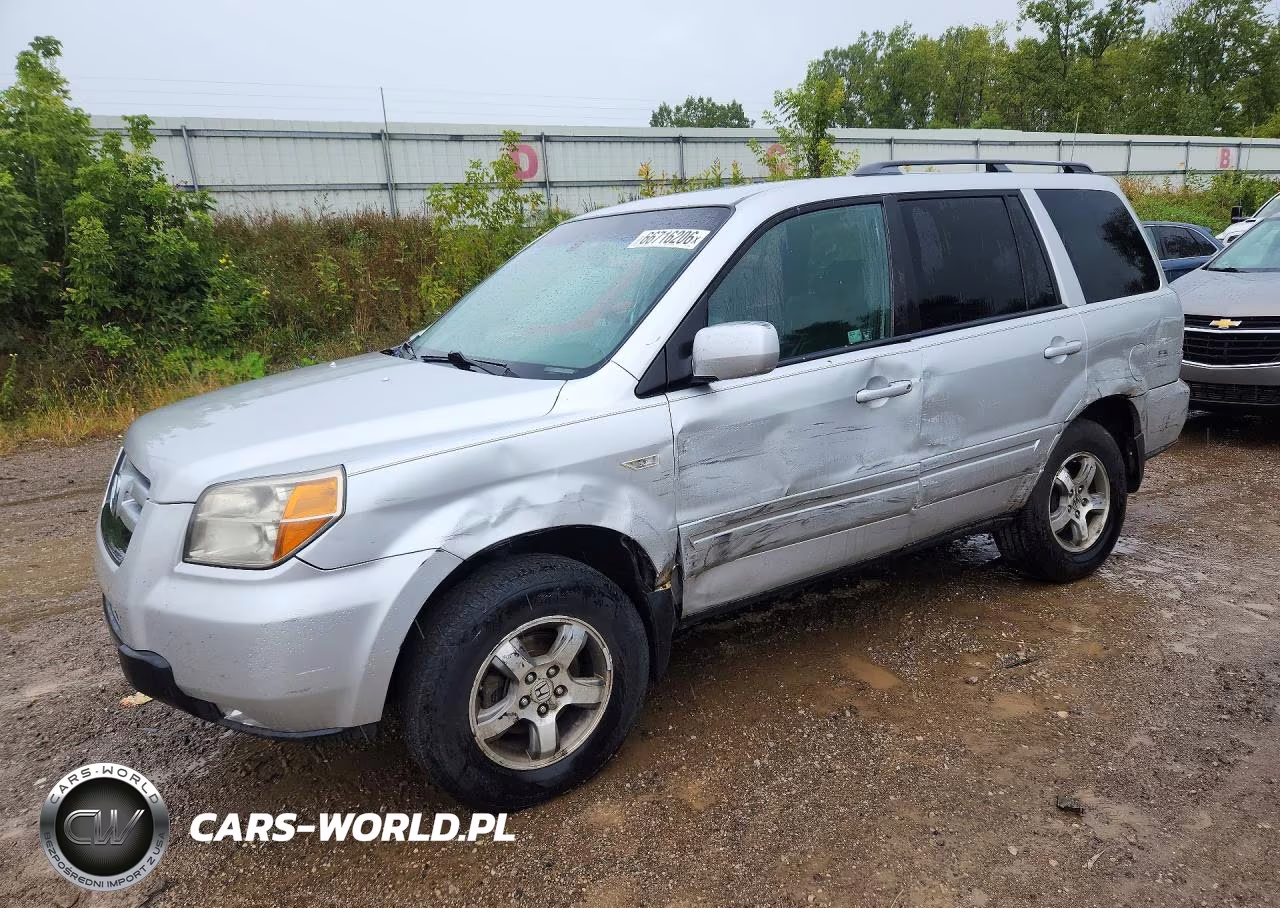 2008 Honda Pilot Exl VIN:5FNYF18628B024250 - 1