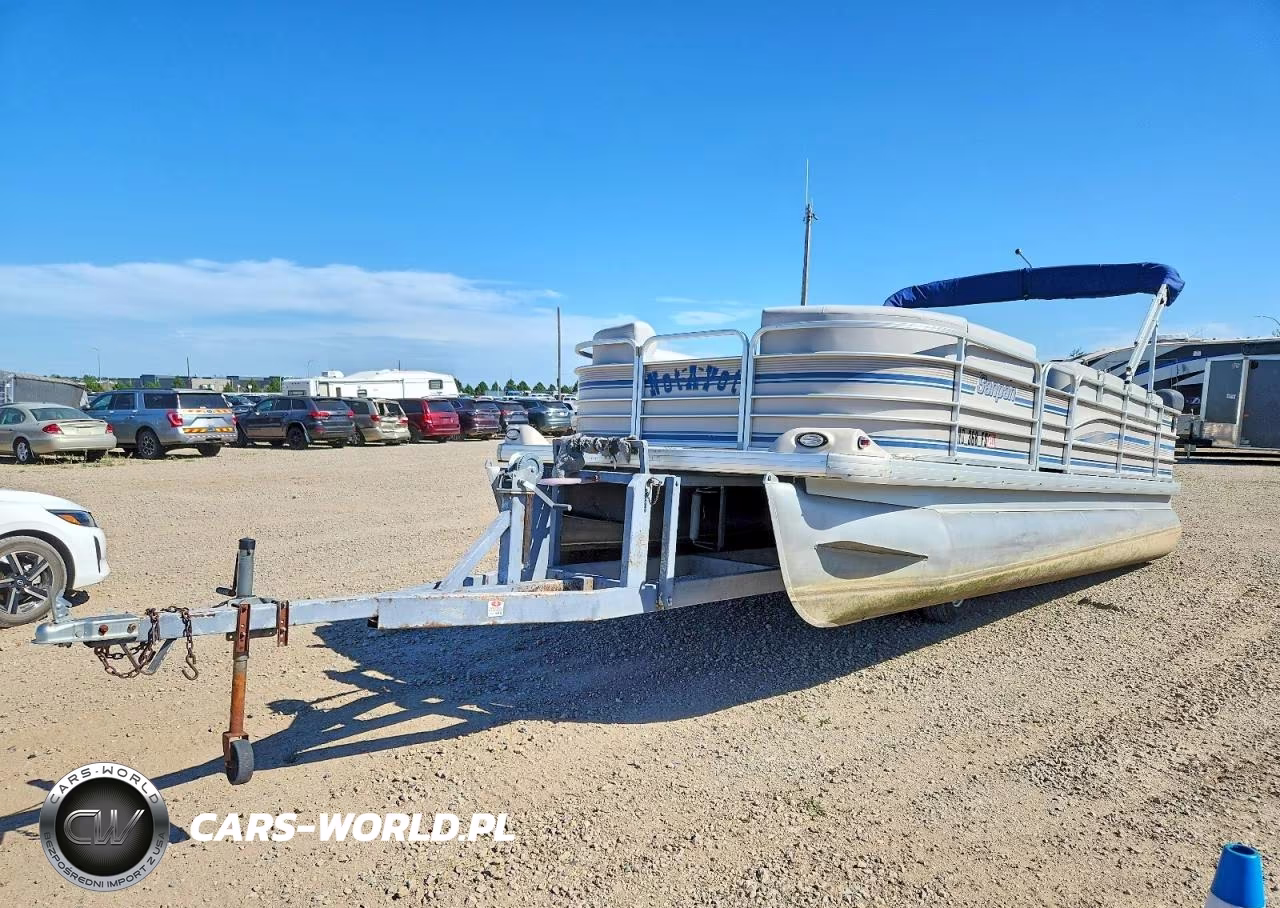 2002 Sanpan Pontoon Boat VIN:GDY2704PL102 - 2