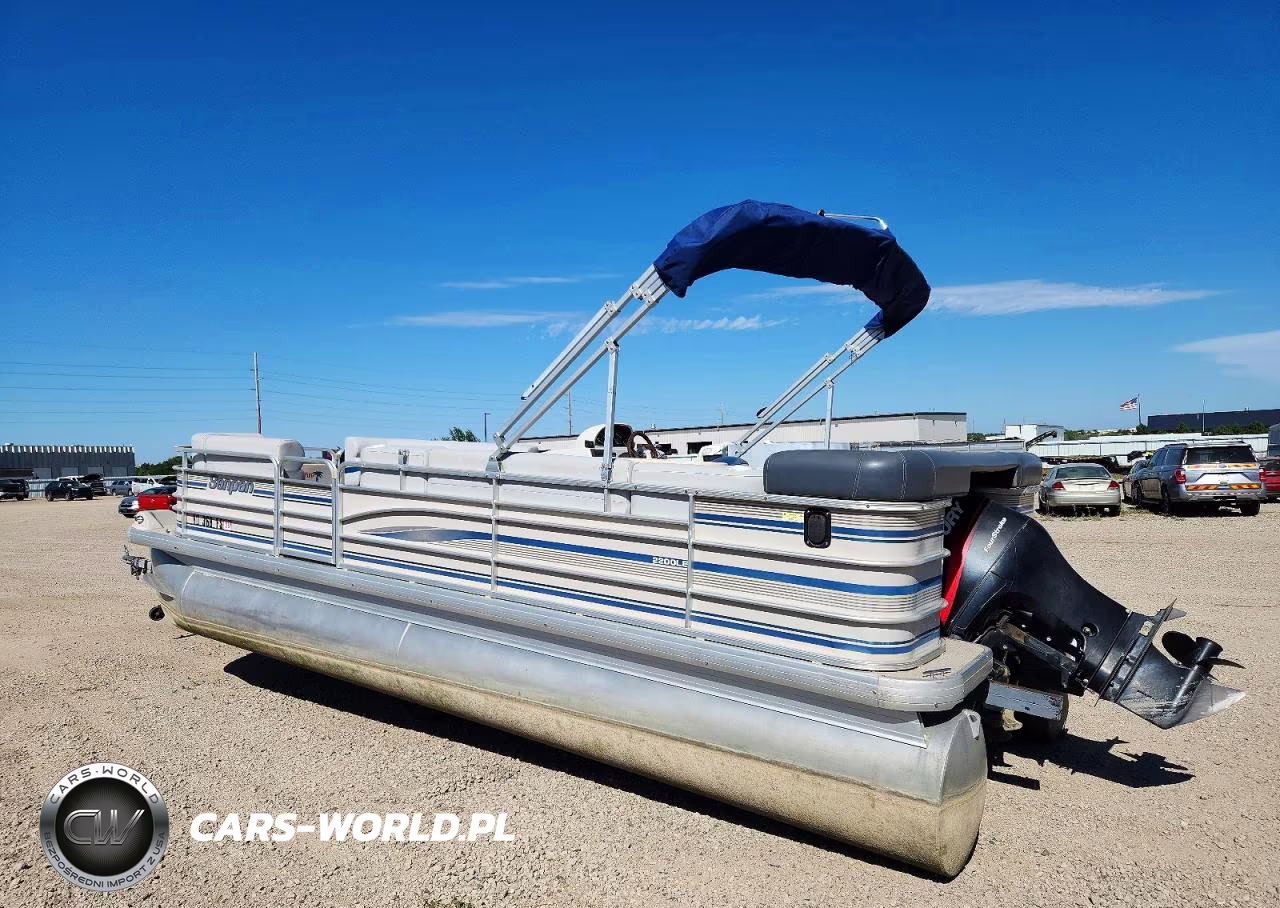 2002 Sanpan Pontoon Boat VIN:GDY2704PL102 - 3