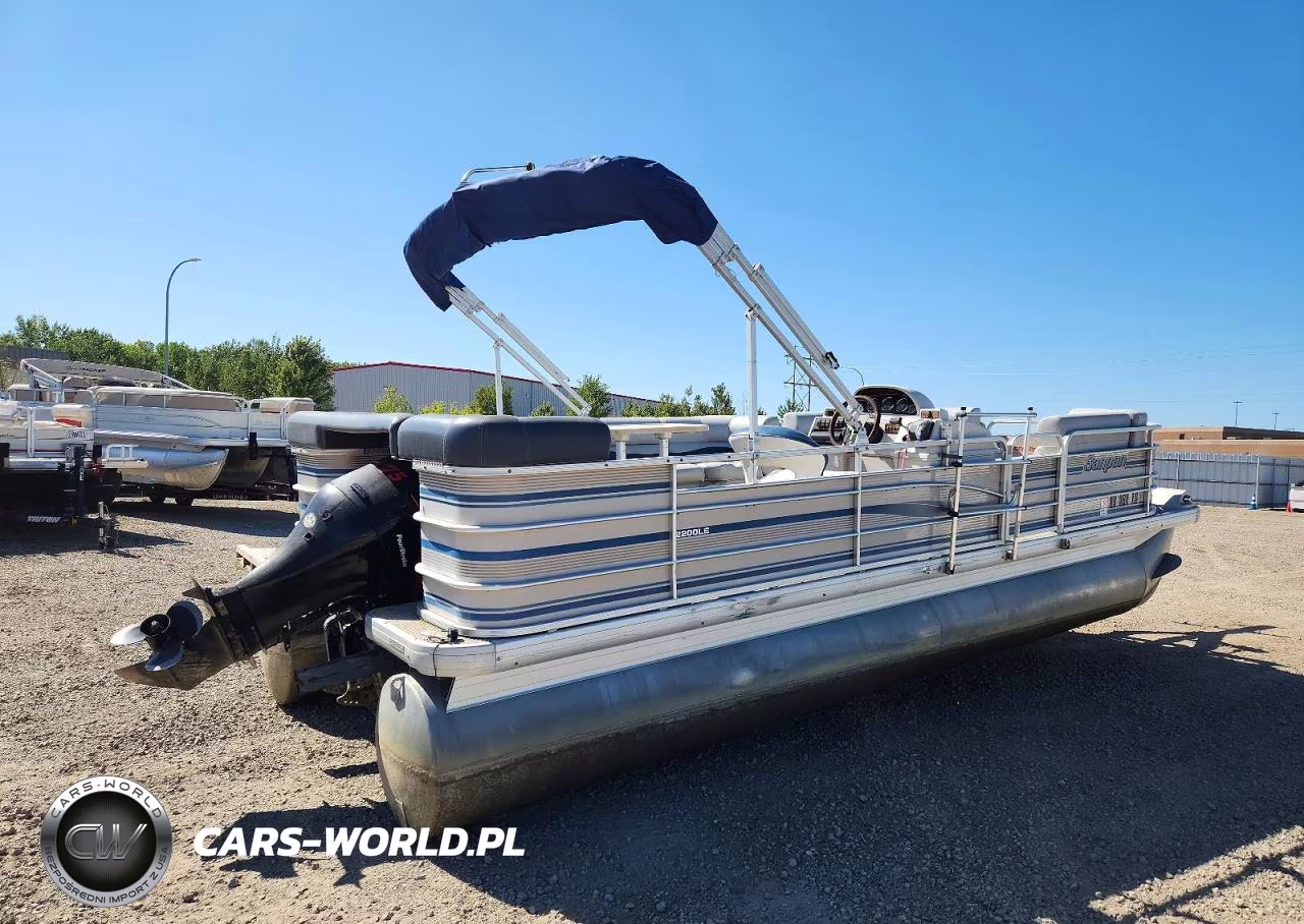 2002 Sanpan Pontoon Boat VIN:GDY2704PL102 - 4