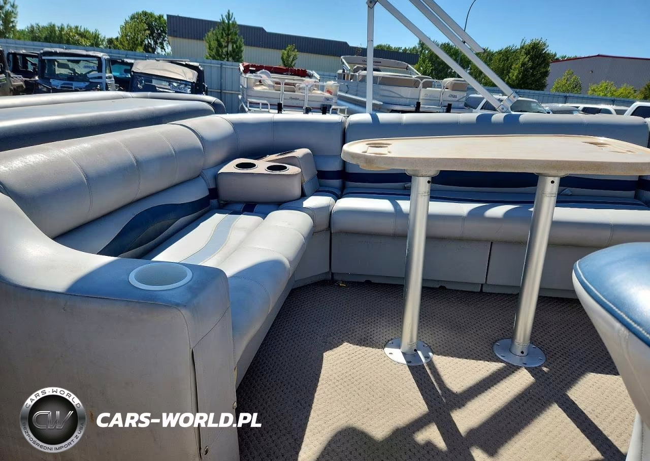 2002 Sanpan Pontoon Boat VIN:GDY2704PL102 - 6