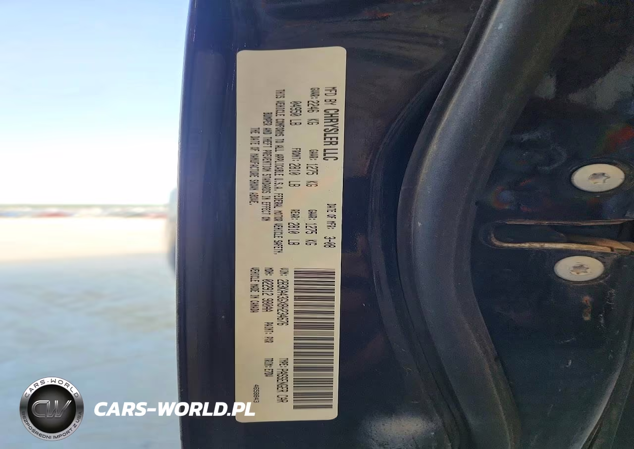 2008 Dodge Charger V6 VIN:2B3KA43GX8H234676 - 12