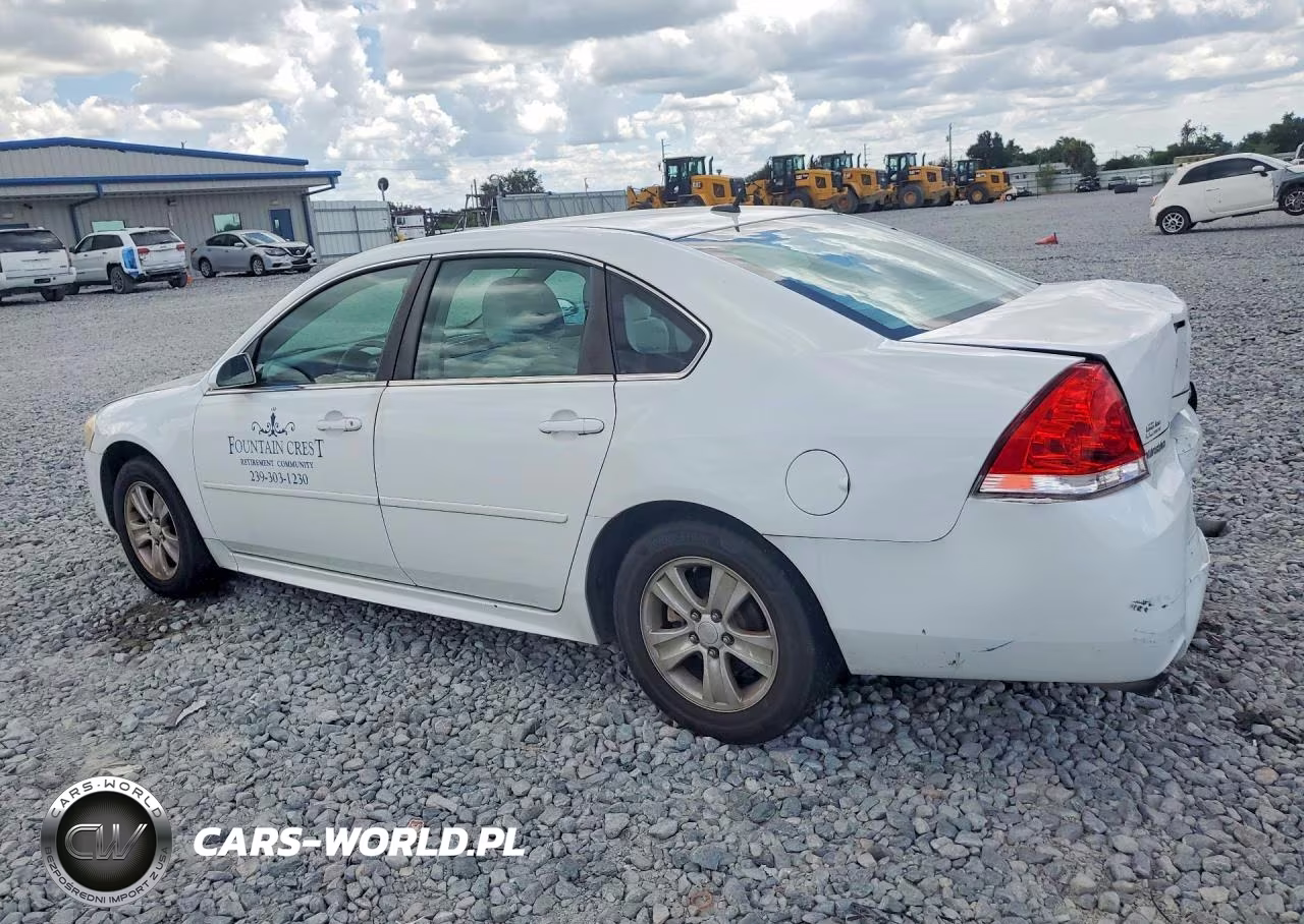 2012 Chevrolet Impala Ls VIN:2G1WF5E39C1147461 - 2