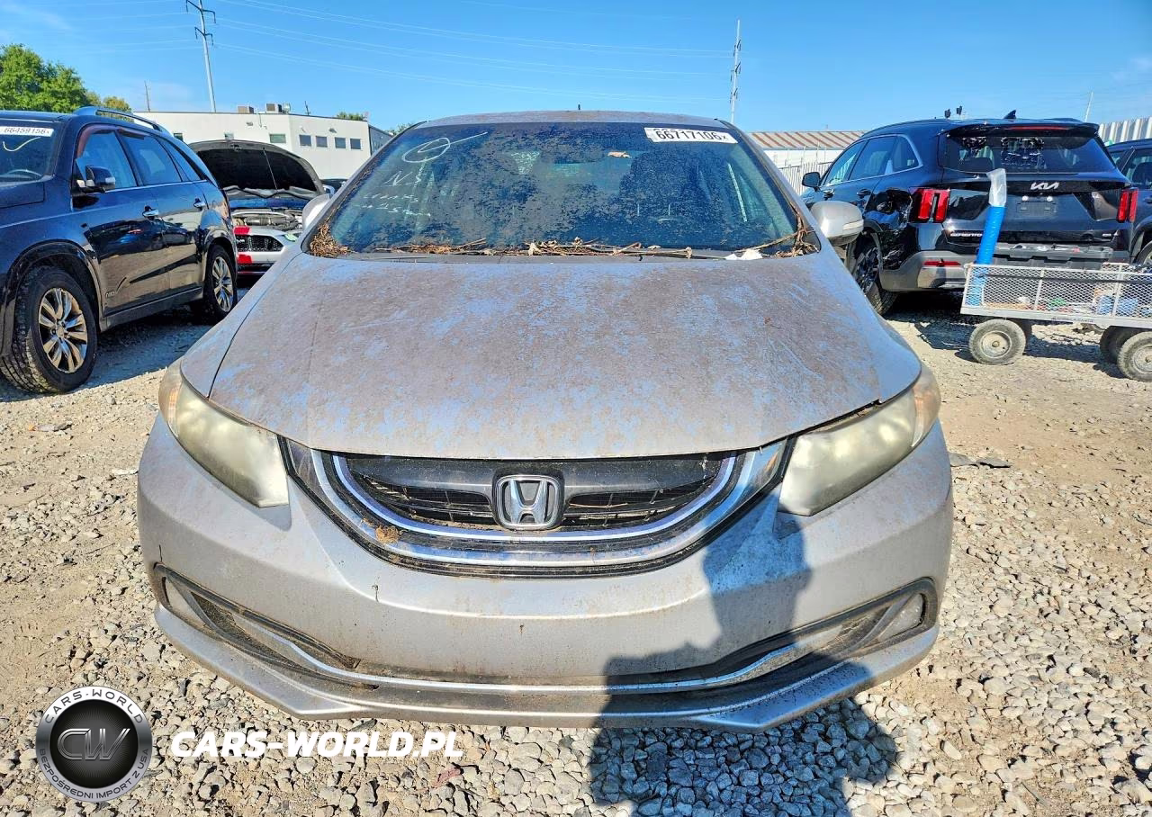 2013 Honda Civic Hybrid VIN:19XFB4F2XDE002789 - 5