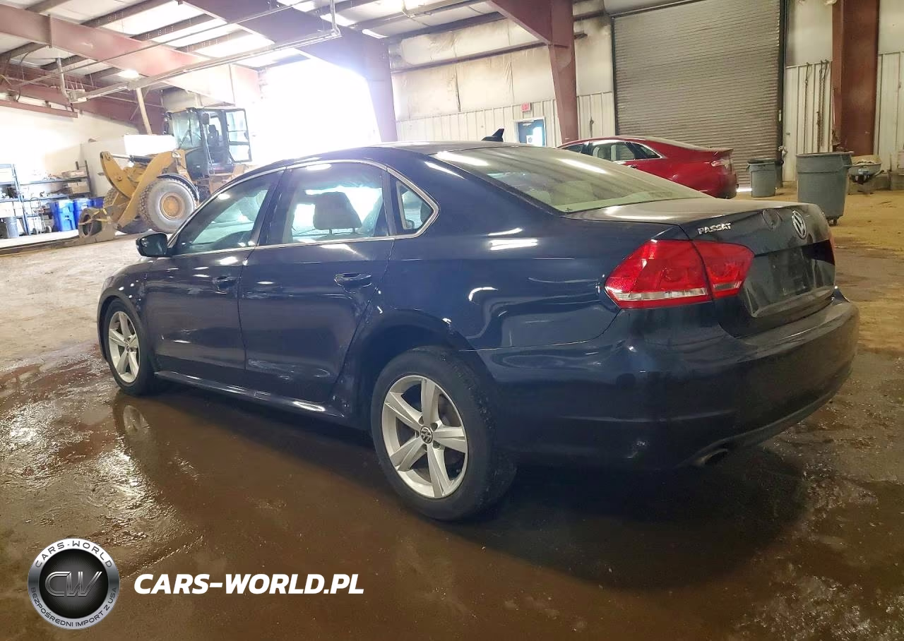 2013 Volkswagen Passat Se VIN:1VWBH7A37DC077582 - 2