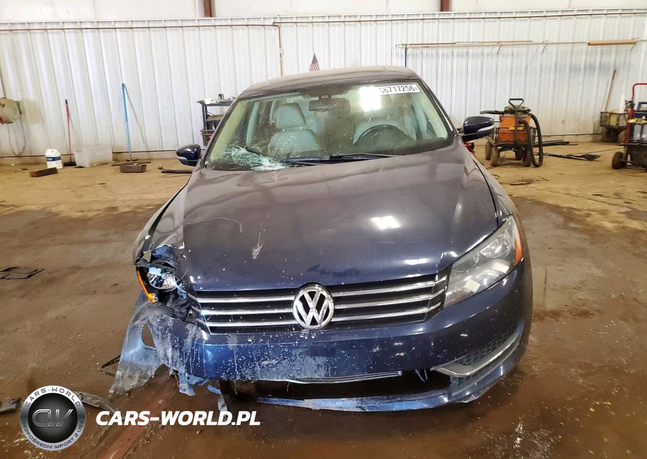 2013 Volkswagen Passat Se VIN:1VWBH7A37DC077582 - 5