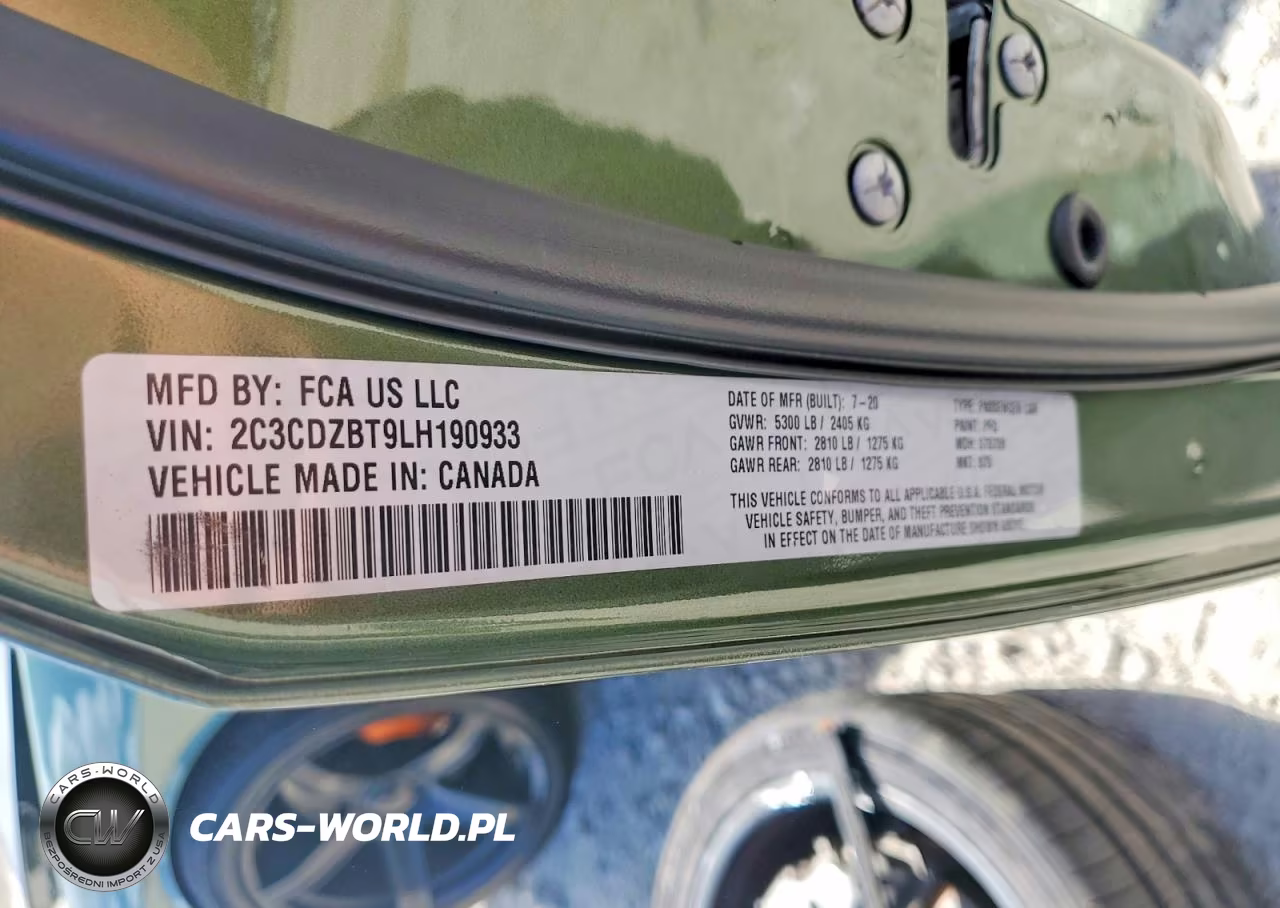 2020 Dodge Challenger R-T VIN:2C3CDZBT9LH190933 - 13