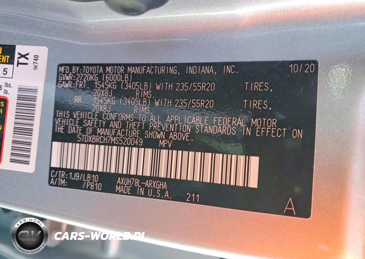 2021 Toyota Highlander Hybrid Limited VIN:5TDXBRCH7MS520049 - 13