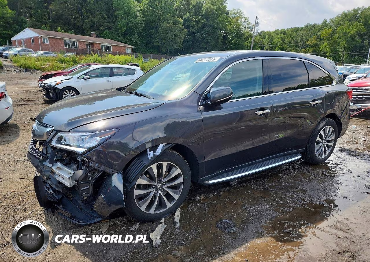 2016 Acura Mdx Technology VIN:5FRYD4H4XGB001138 - 1