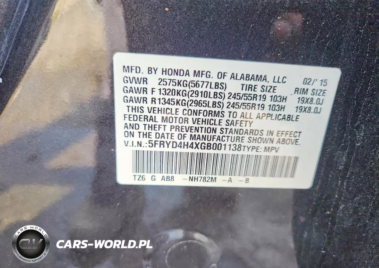 2016 Acura Mdx Technology VIN:5FRYD4H4XGB001138 - 13