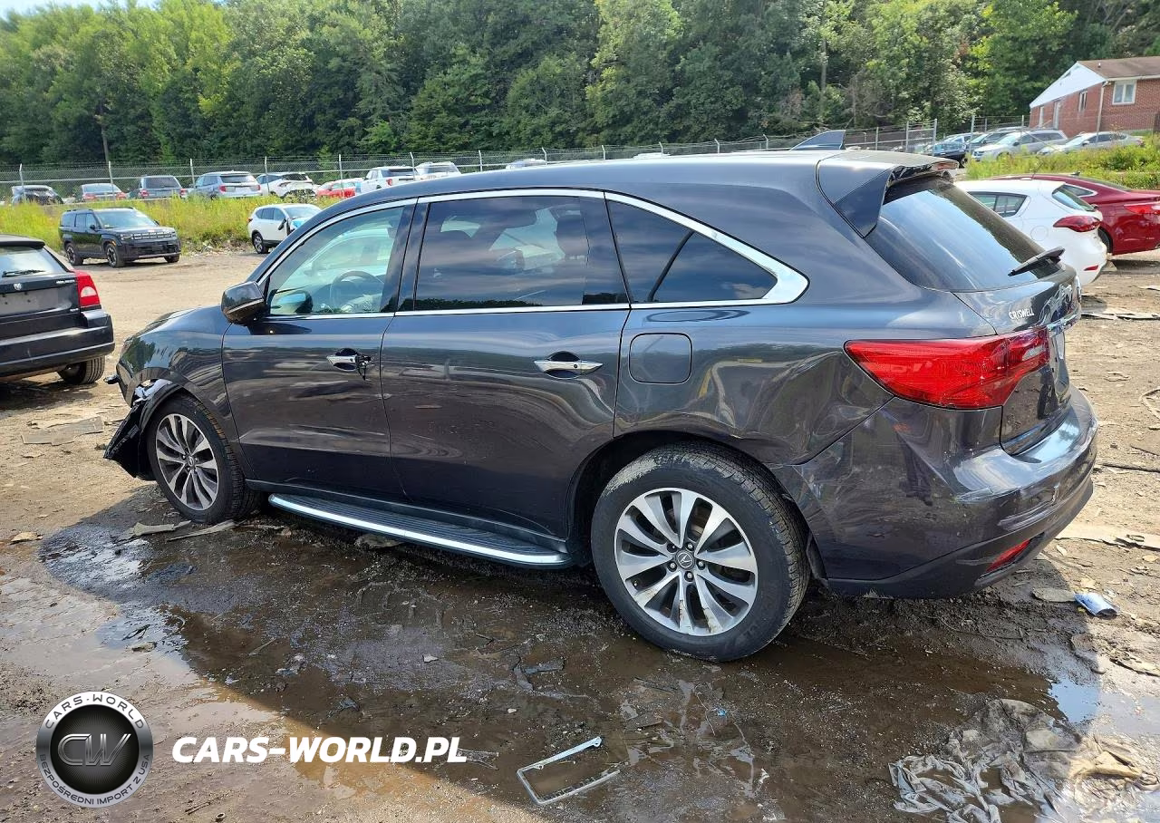 2016 Acura Mdx Technology VIN:5FRYD4H4XGB001138 - 2