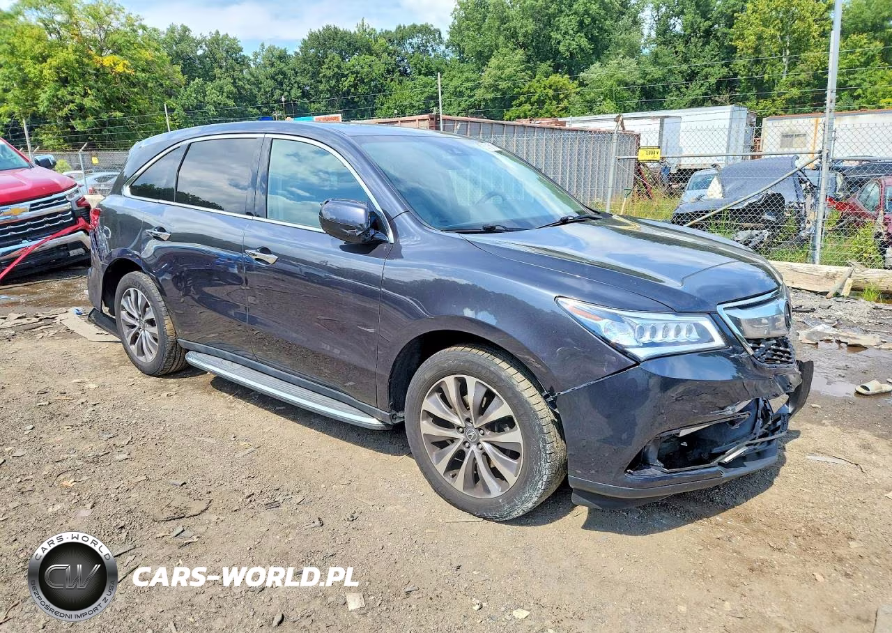2016 Acura Mdx Technology VIN:5FRYD4H4XGB001138 - 4