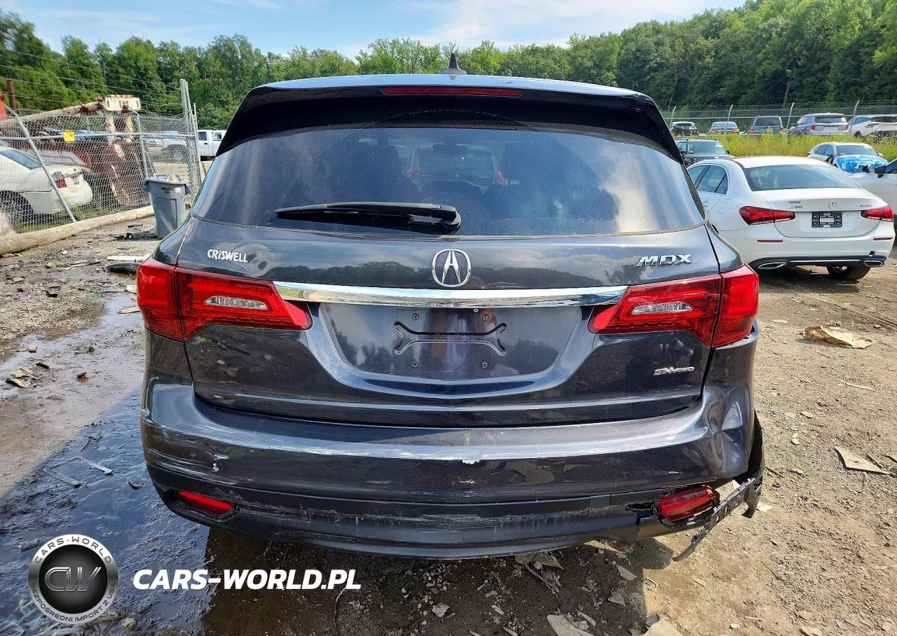 2016 Acura Mdx Technology VIN:5FRYD4H4XGB001138 - 6