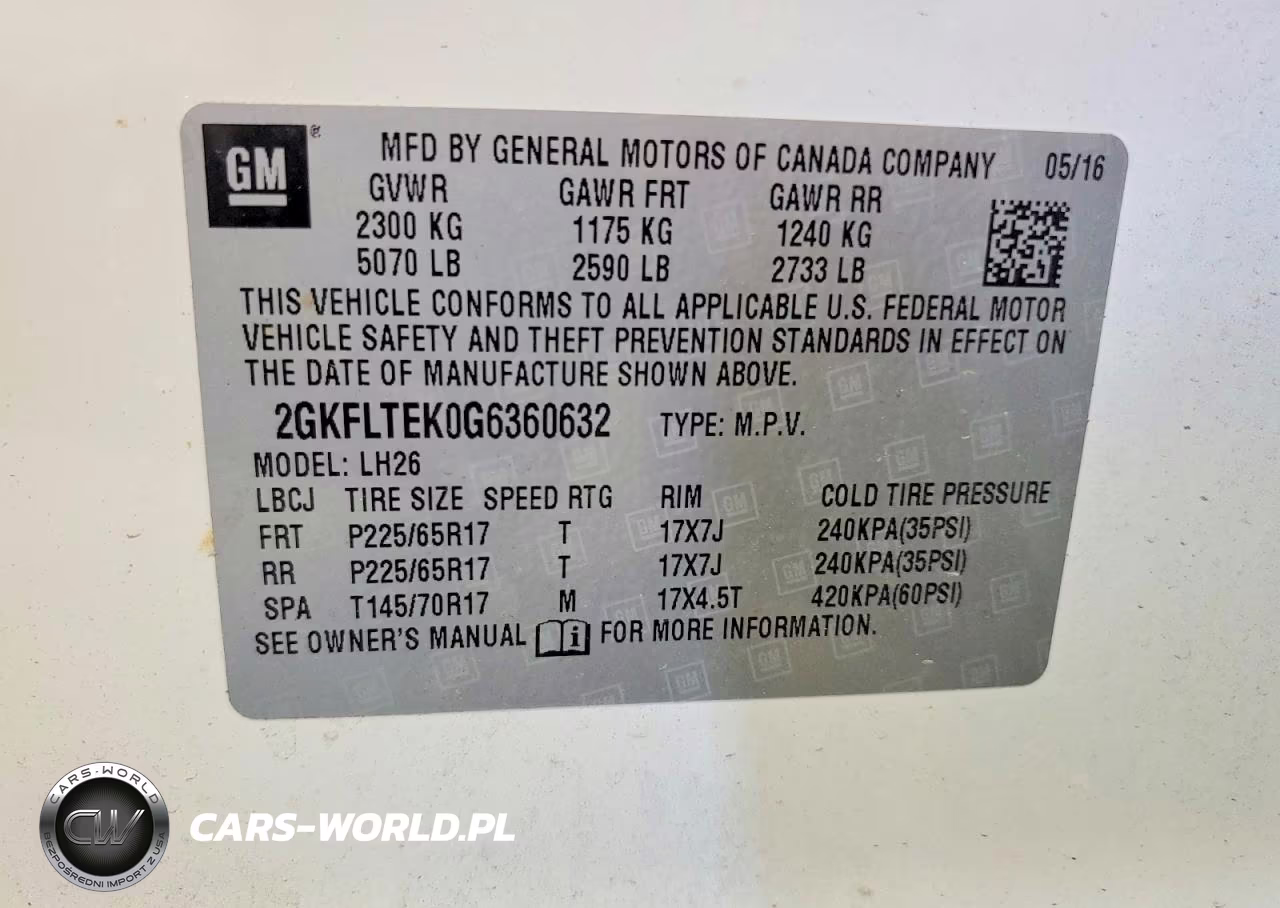 2016 GMC Terrain Sle VIN:2GKFLTEK0G6360632 - 13