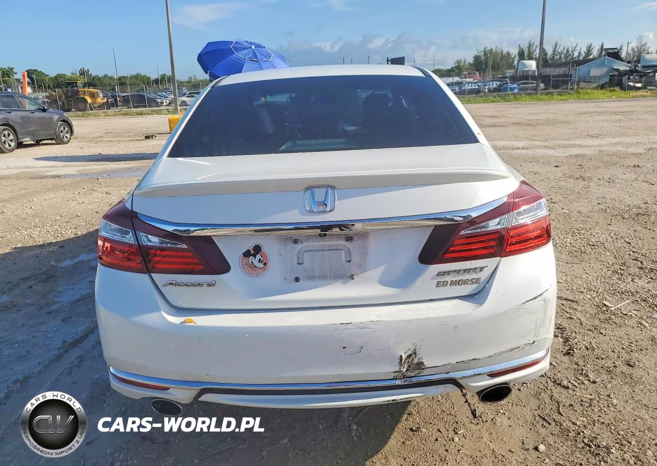 2016 Honda Accord Sport VIN:1HGCR2F5XGA167103 - 6