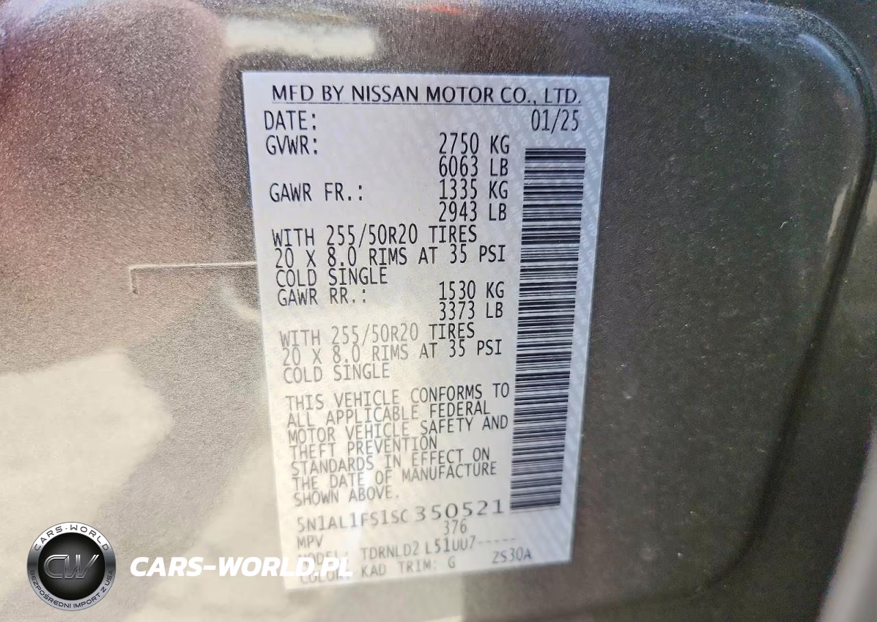 2025 Infiniti Qx60 Luxe VIN:5N1AL1FS1SC350521 - 13