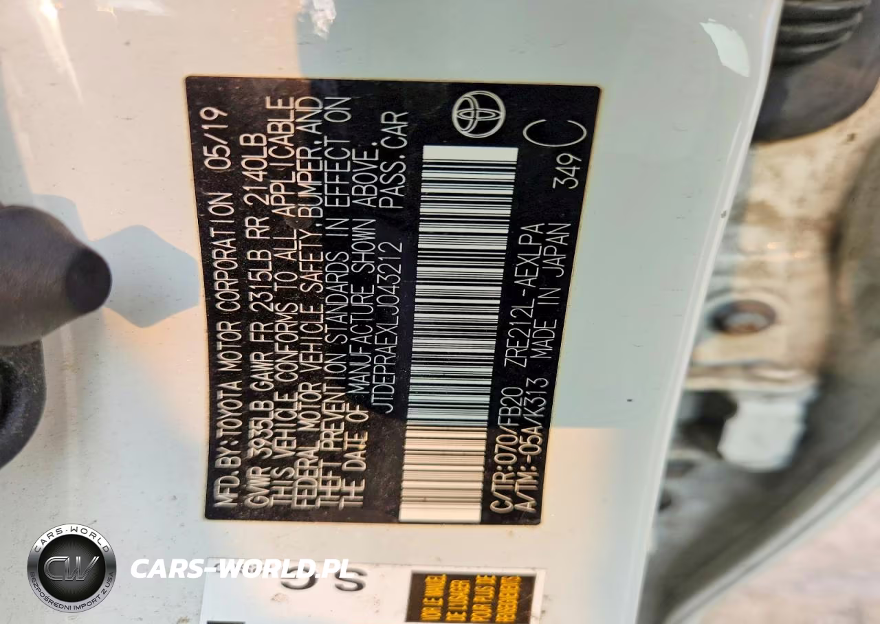 2020 Toyota Corolla Le VIN:JTDEPRAEXLJ043212 - 12