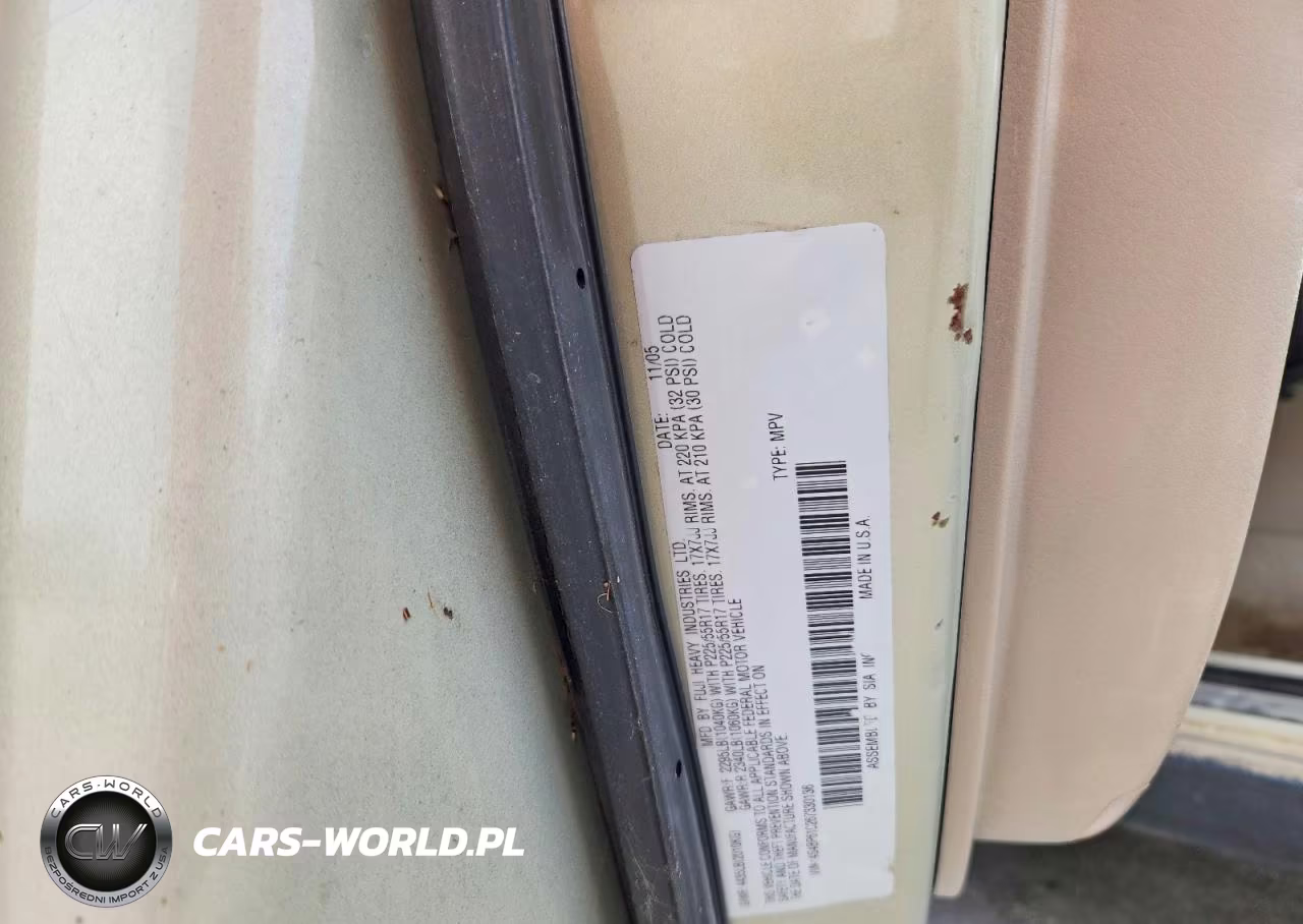 2006 Subaru Legacy Outback 2.5I VIN:4S4BP61C267330136 - 13