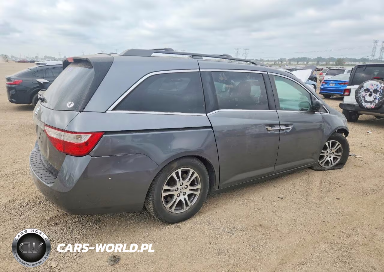 2012 Honda Odyssey Exl VIN:5FNRL5H64CB113542 - 3