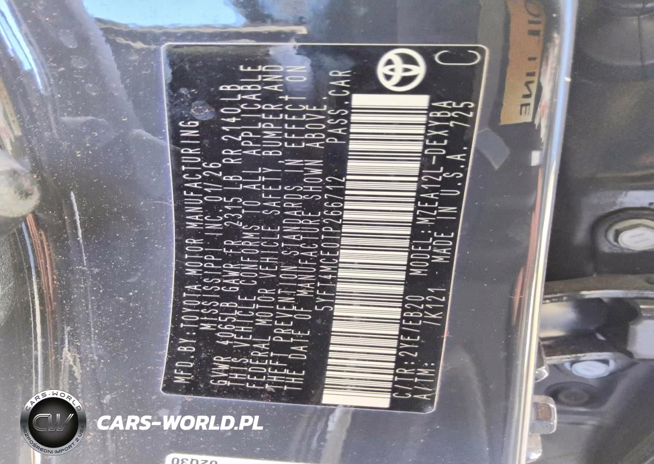 2026 Toyota Corolla Xse VIN:5YFT4MCE0TP266712 - 12