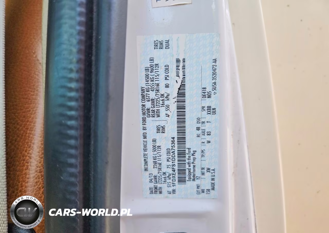 2013 Ford Melbourne Rv VIN:1FDXE4FS1DDA75364 - 10