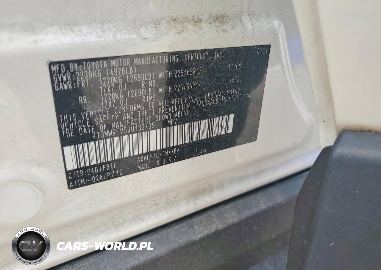 2024 Toyota Rav4 Le VIN:4T3MWRFV5RU133739 - 13