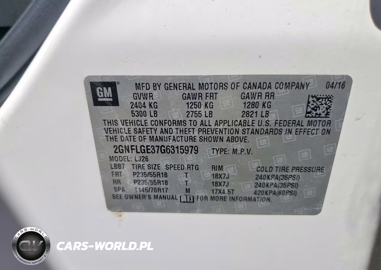 2016 Chevrolet Equinox Ltz VIN:2GNFLGE37G6315979 - 13