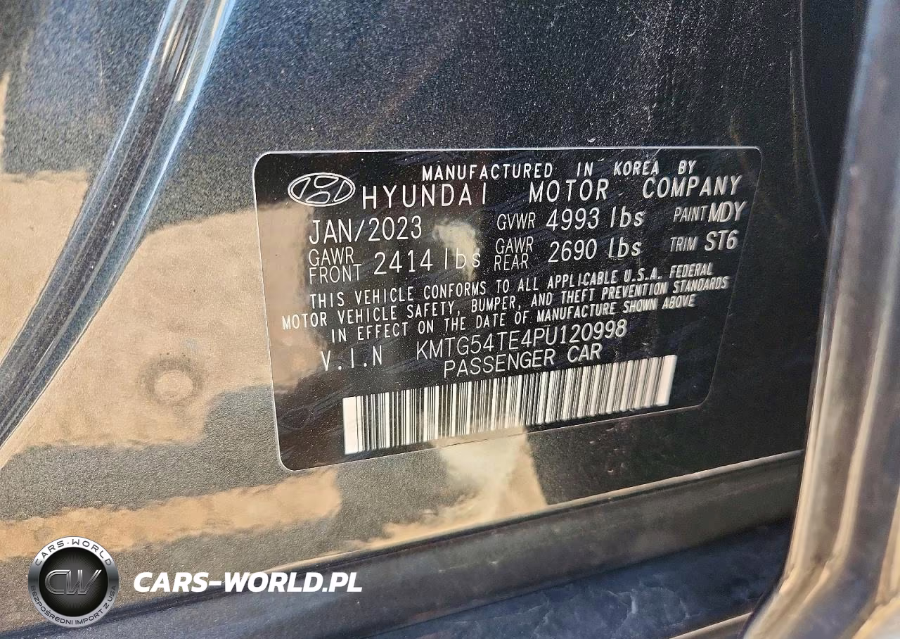 2023 Genesis G70 3.3T Standard VIN:KMTG54TE4PU120998 - 12