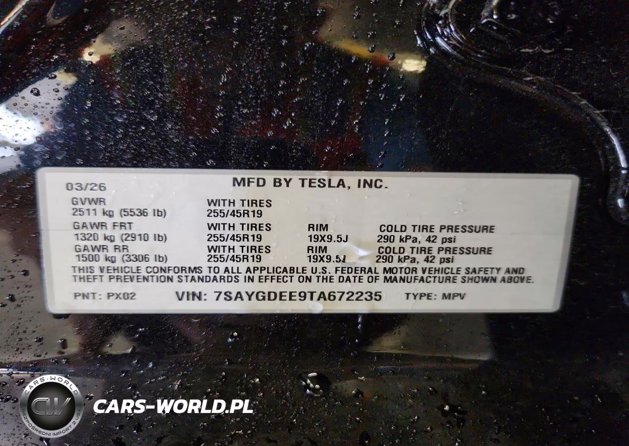 2026 Tesla Model Y VIN:7SAYGDEE9TA672235 - 13