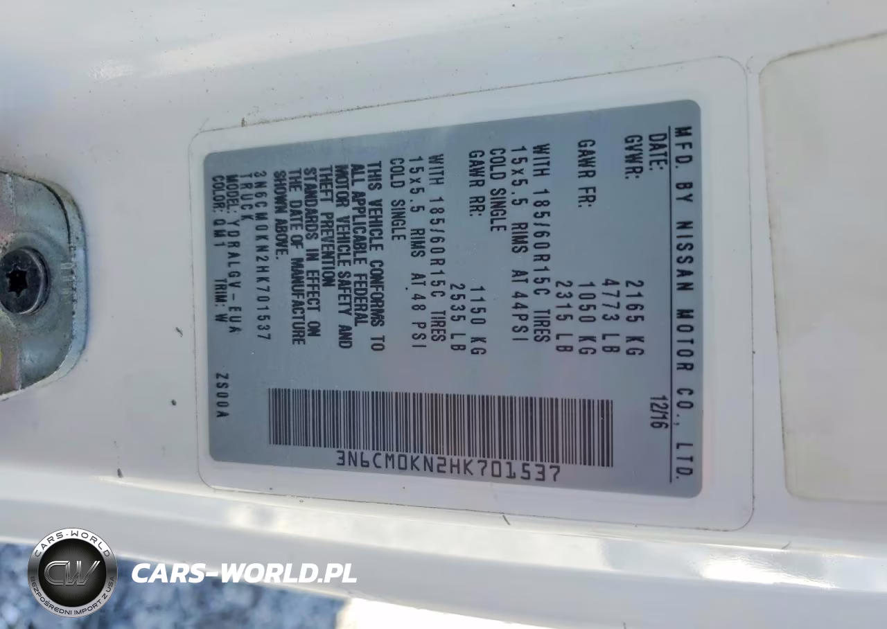 2017 Nissan Nv200 Delivery Van VIN:3N6CM0KN2HK701537 - 13