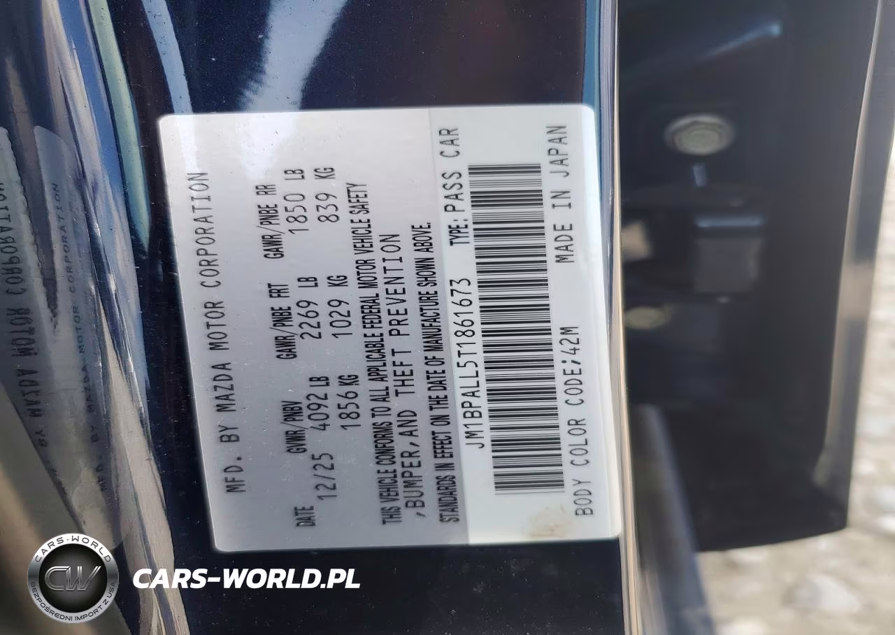 2026 Mazda 3 Preferred VIN:JM1BPALL5T1861673 - 12