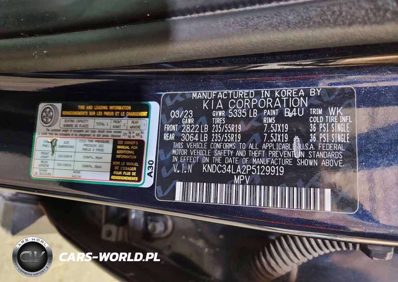 2023 Kia Ev6 Wind VIN:KNDC34LA2P5129919 - 12