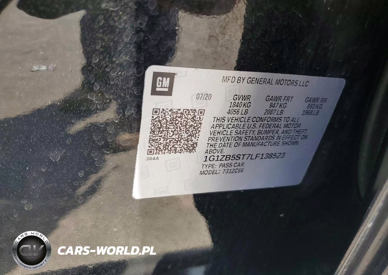 2020 Chevrolet Malibu Ls VIN:1G1ZB5ST7LF138523 - 13