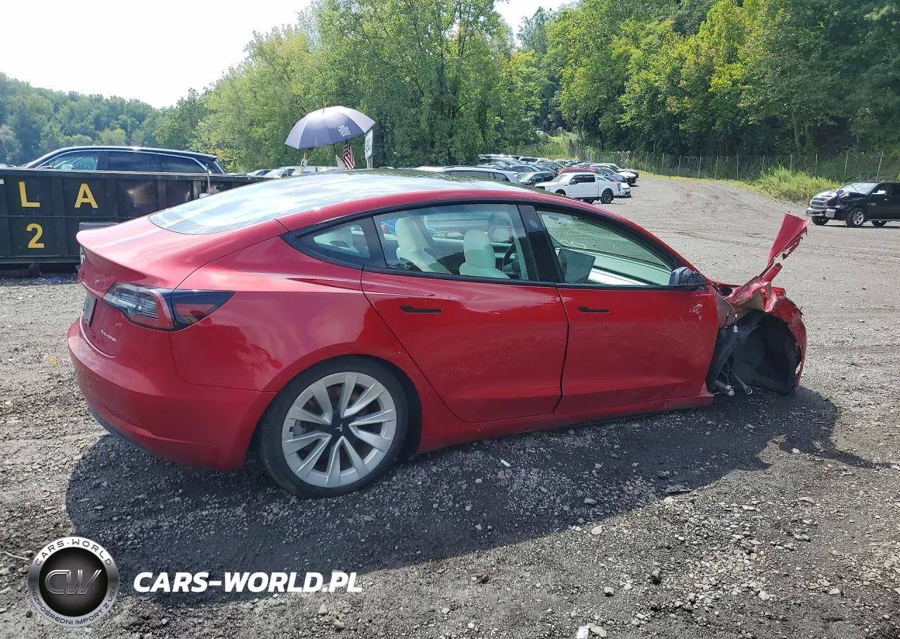 2021 Tesla Model 3 VIN:5YJ3E1EB1MF015631 - 3