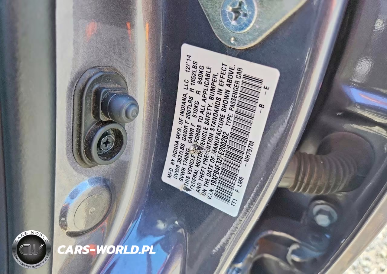 2015 Honda Civic Hybrid L VIN:19XFB4F32FE200262 - 12