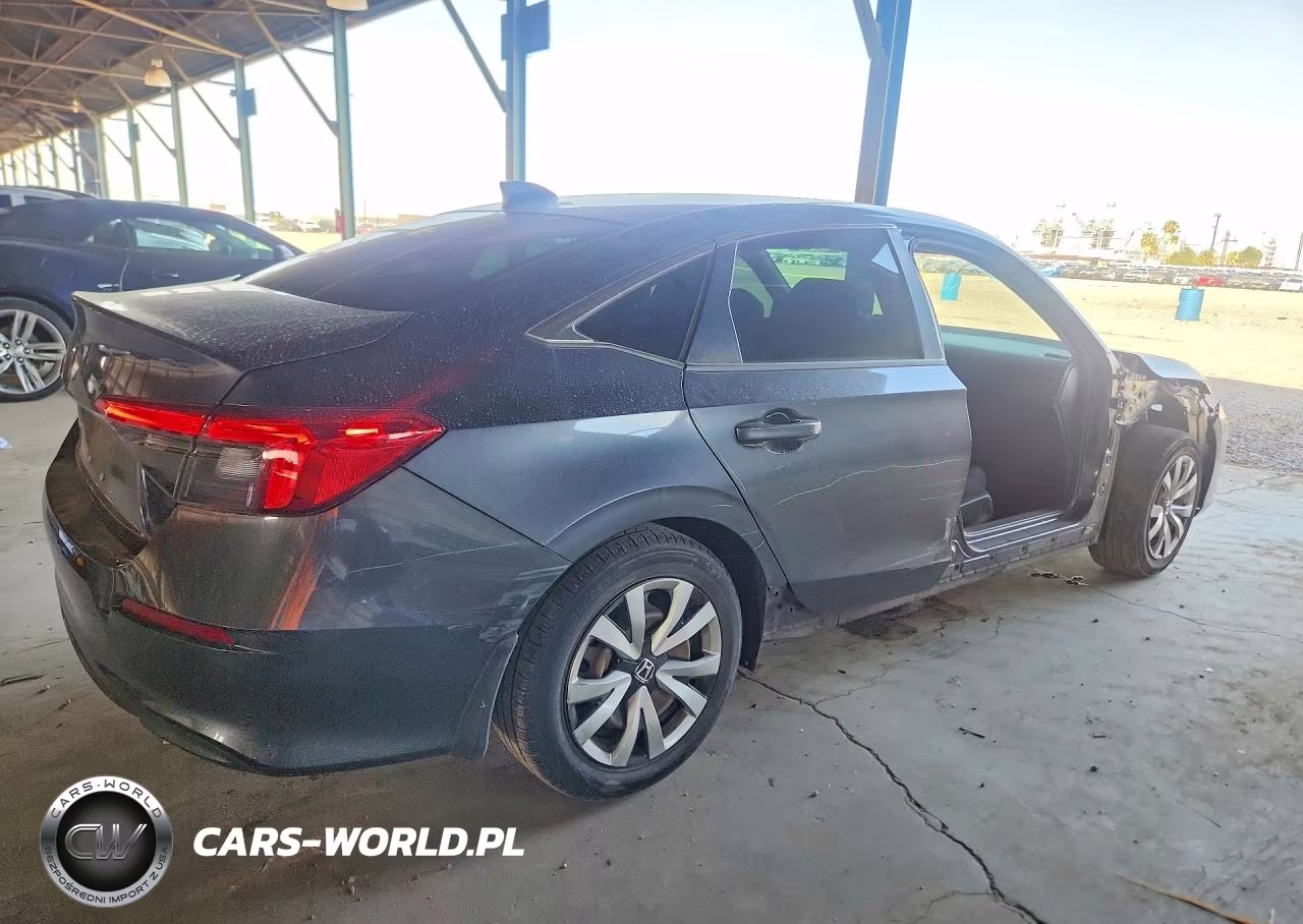 2022 Honda Civic Lx VIN:2HGFE2F2XNH545689 - 3