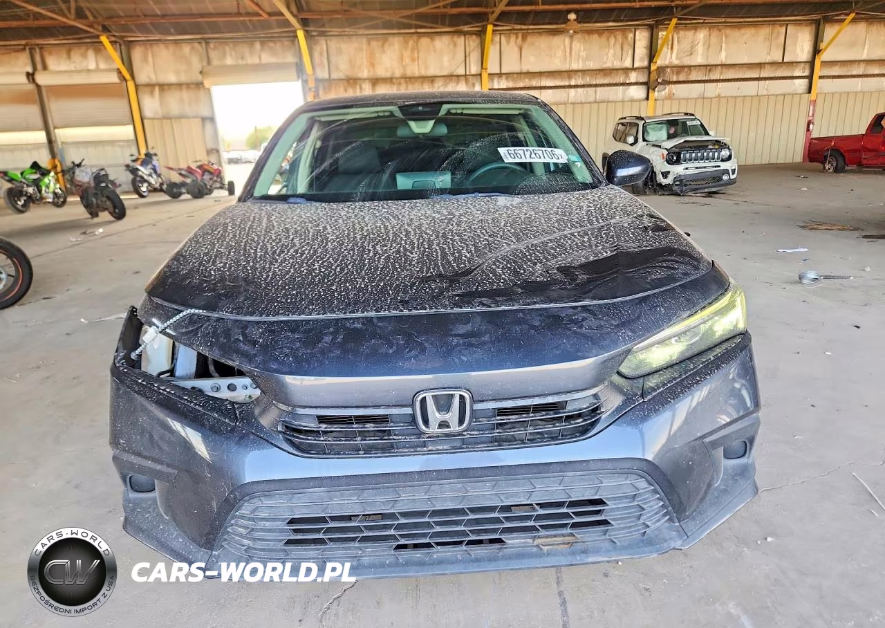 2022 Honda Civic Lx VIN:2HGFE2F2XNH545689 - 5