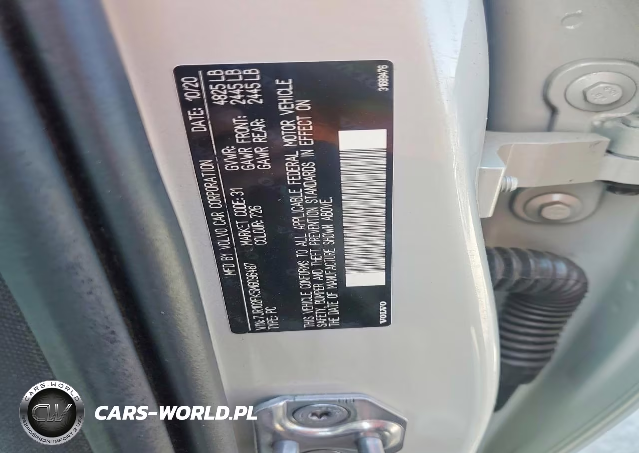 2021 Volvo S60 T5 Momentum VIN:7JR102FK5MG096487 - 12