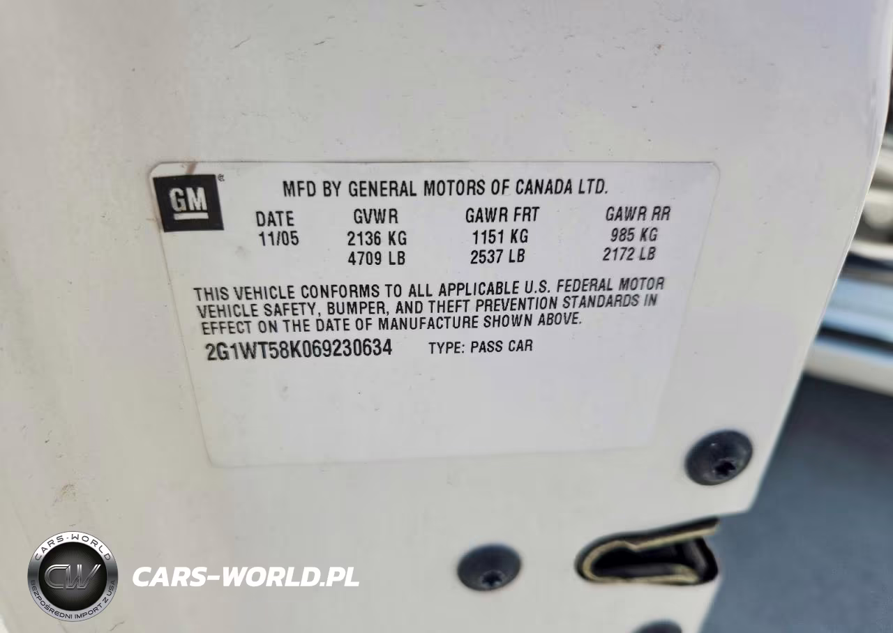 2006 Chevrolet Impala Lt VIN:2G1WT58K069230634 - 12