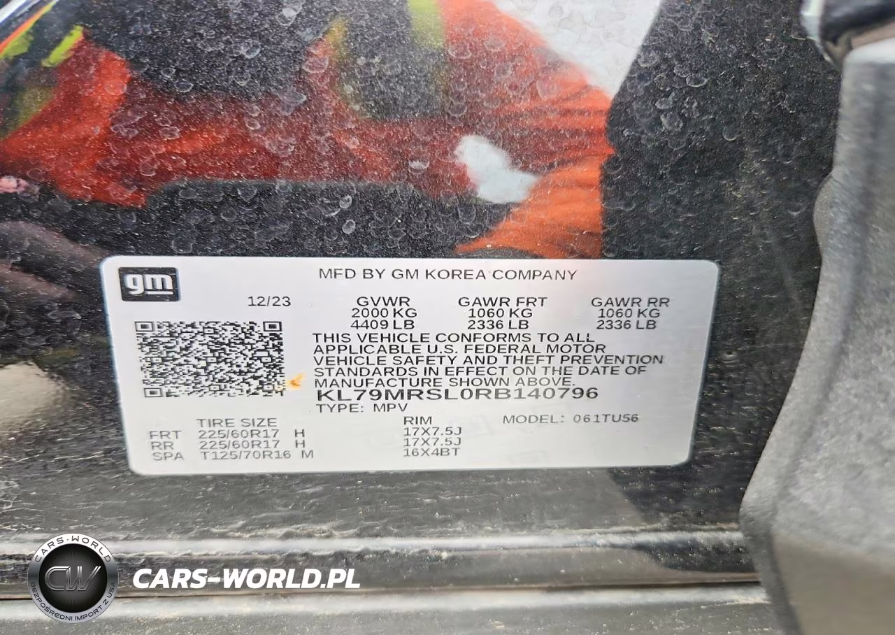2024 Chevrolet Trailblazer Lt VIN:KL79MRSL0RB140796 - 14