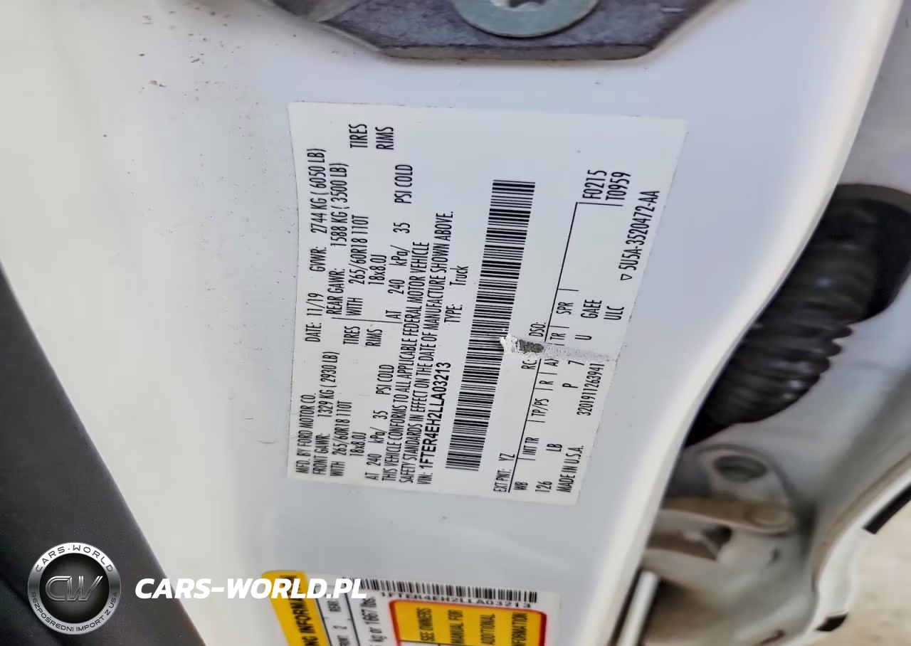 2020 Ford Ranger Xl VIN:1FTER4EH2LLA03213 - 12