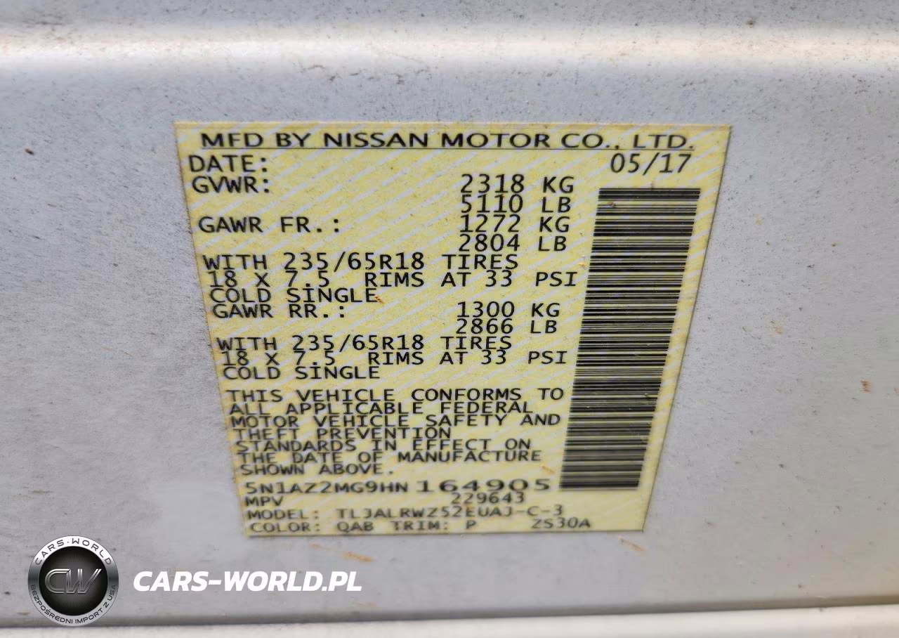 2017 Nissan Murano Sl VIN:5N1AZ2MG9HN164905 - 13