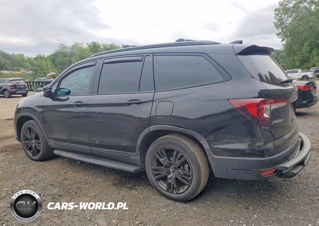 2022 Honda Pilot Black VIN:5FNYF6H78NB072854 - 2