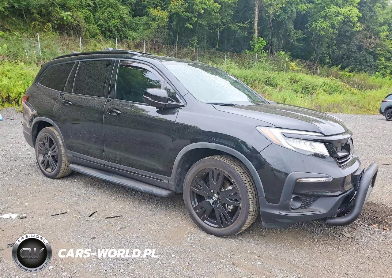 2022 Honda Pilot Black VIN:5FNYF6H78NB072854 - 4