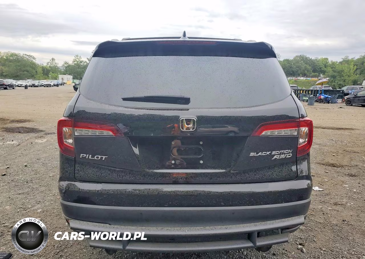 2022 Honda Pilot Black VIN:5FNYF6H78NB072854 - 6