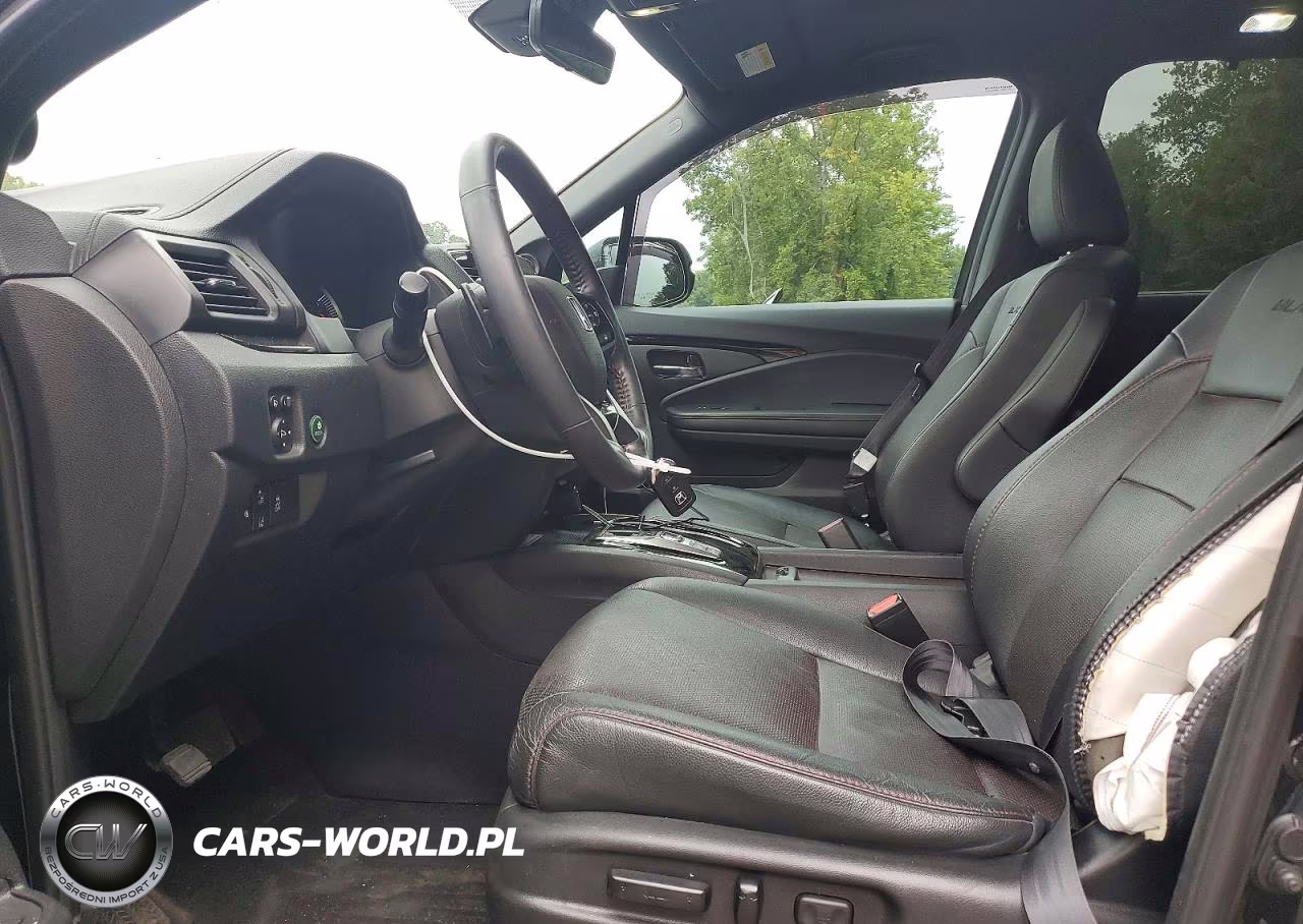 2022 Honda Pilot Black VIN:5FNYF6H78NB072854 - 7